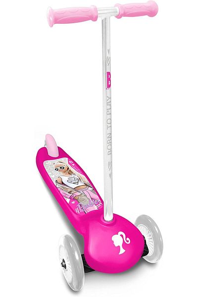 Barbie Intuitive 3-wheel scooter, max 20 kg, multicolor, anti-slip platform, Barbie