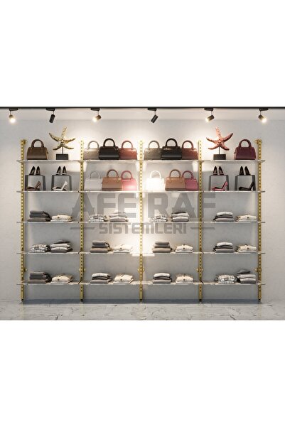 AFE DEKOR Mağaza Raf Sistemi, Askılık Sistemi, Butik Rafı, Mağaza Stand, Giyi...