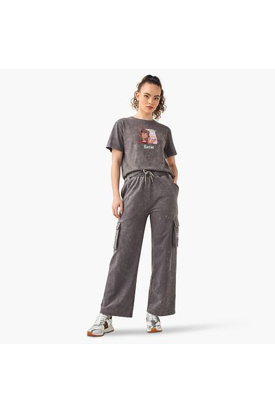 SP Characters Barbie Print Crop T-shirt