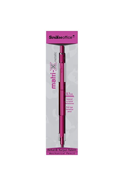 Scrikss matri-X Mekanik Kurşun Kalem 0.7 mm Metalik Pembe