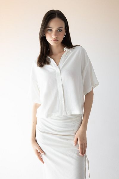 DeFacto Oversize Fit Short Sleeve Shirt C3807AX24SP