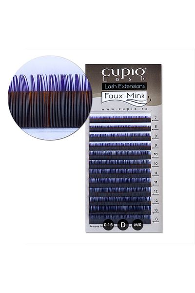 Cupio Extensii de gene permanente Purple - Mink D Mix