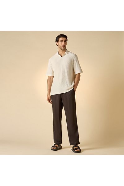 Iconic Relaxed Fit Pants with Drawstring Closure and Pockets