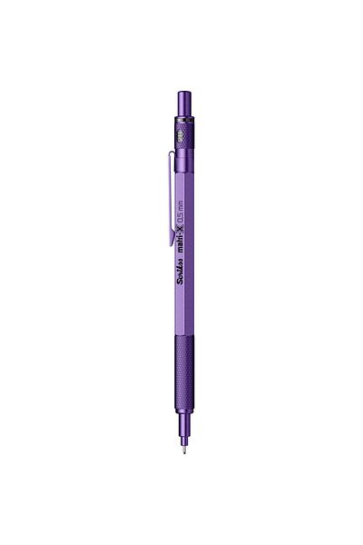 Scrikss Matrix 0.5mm Mechanical Pencil Metallic Purple - Transparent Case