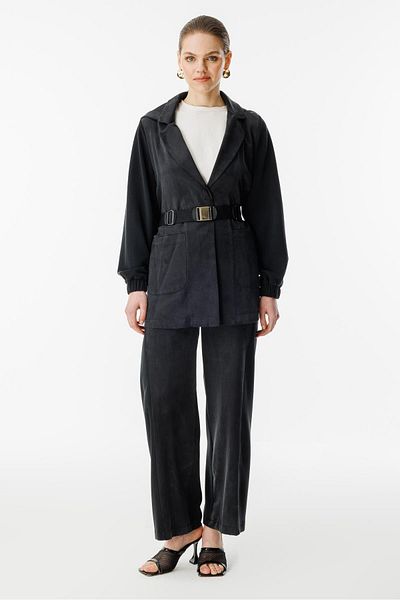 Ghisa Belt Suit Black