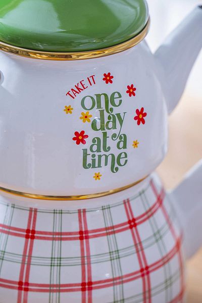 ACAR Vera Enamel Teapot Set