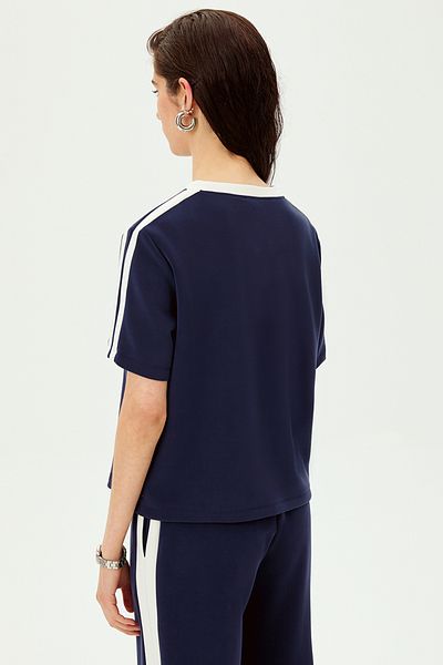 Allyco Πλεκτό μπλουζάκι Crew Neck Modal Blended Άνετη εφαρμογή