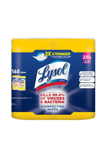 Lysol 160-Wipes Lemon and Lime Blossom Scent Disinfecting Wipes