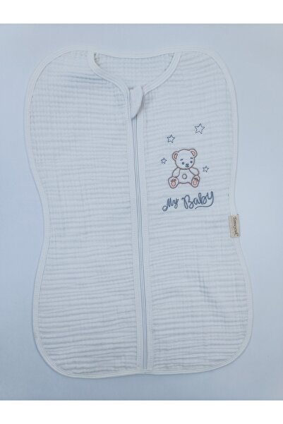 Tomuycuk 4 Layers Spider Way - Baby Girl and Boy Sleeping Bag, 100% Natural Cotton, 3-6 Months Old