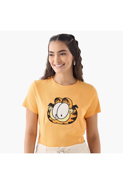 SP Characters Garfield Embroidered T-shirt