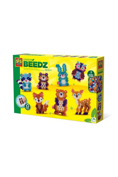SES Creative Green Beedz Creative Set - Woodland Animals Iron-On Beads