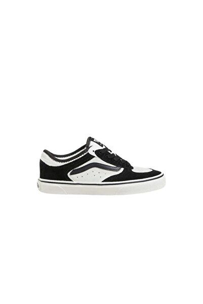 Vans حذاء رياضي أسود للأطفال من Jn Rowley Classic Blanc De Blanc