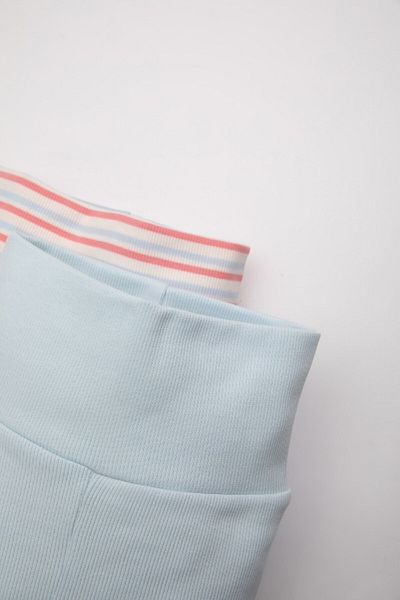 DeFacto Baby Girl Striped Ribbed Camisole 2-Piece Shorts C2548A524Sm