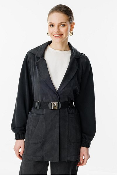 Ghisa Belt Suit Black