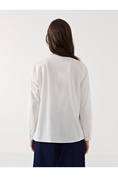 LC Waikiki Dámská halenka s krajkovým výstřihem