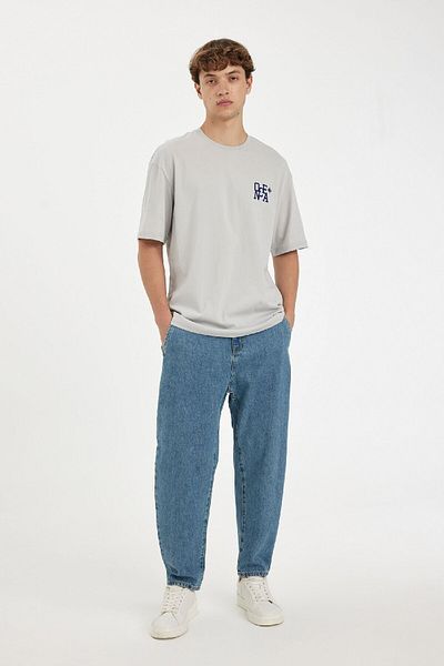 DeFacto Koszulka z krótkim rękawem i okrągłym dekoltem Comfort Fit C4082ax24sm