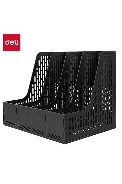 Deli E9844 4 Compartment Magazine Holder