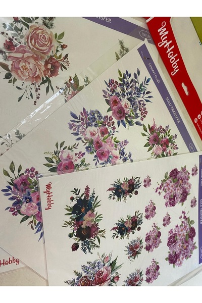 Kumsal Hobi Sanat Sulu Transfer 3lü Set-9