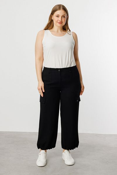 Mi Pret a Porter Mi Elastic Leg Side Pocket Trousers
