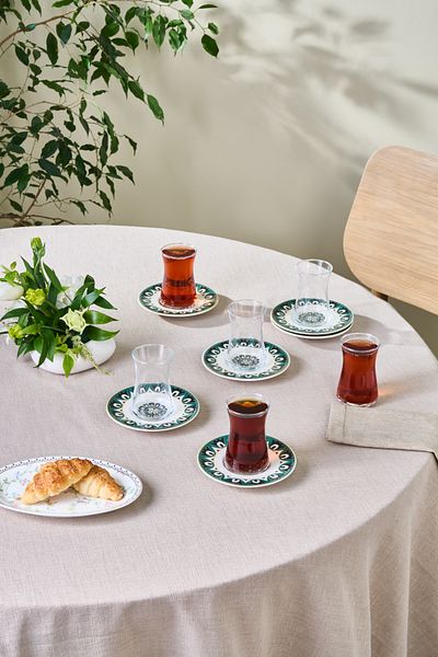 Karaca Lagada 12 Piece Tea Set for 6 People