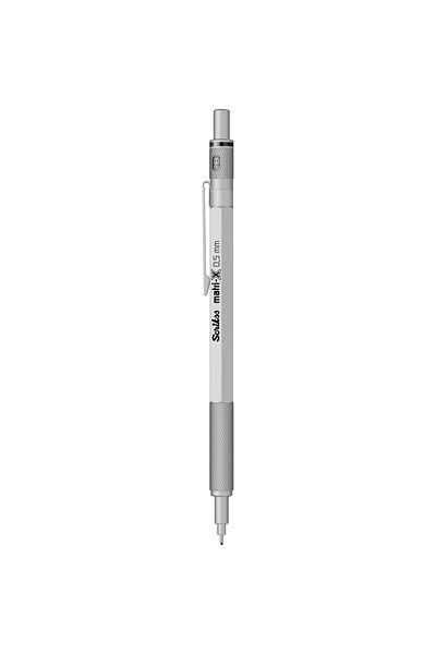 Scrikss Matrix 0.5mm Mechanical Pencil Light Gray - Transparent Case