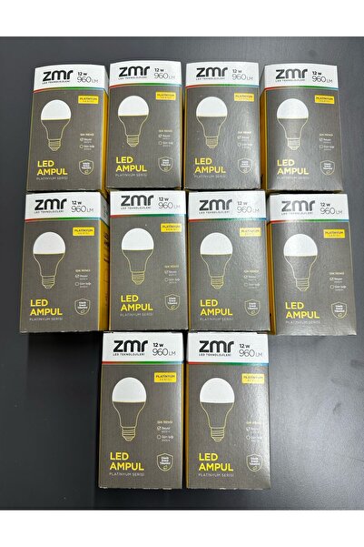 ZMR 12W AMPUL - 6500K - BEYAZ - E27