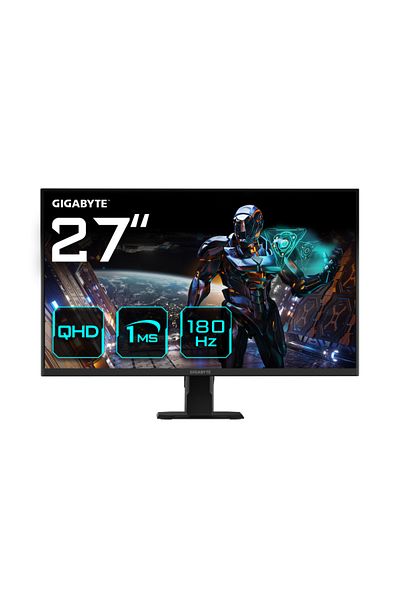 Gigabyte Monitor LED GIGABYTE Gaming GS27QA, 27 inch QHD, IPS, 1 ms, 180 Hz, HDR FreeSync Premium