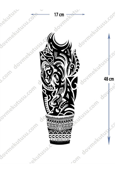 pivok Geçici Kol Kaplama Dövme – Maori Motifi Ile Gelenek, Güç Ve Ruhani Deng...