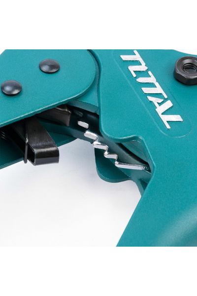 TOTAL قاطعة أنابيب PVC بمدى 3-42 مم، بطول 230 مم، شفرة 3Cr13، فتح تلقائي لأنابيب PE PEX PVC CPVC