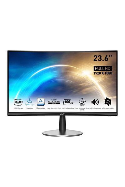 MSI Monitor Curbat MSI PRO MP2422C, 23.6inch Full Hd, VA, 100Hz, 1ms, HDMI, Tilt