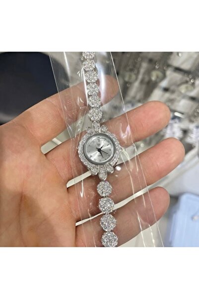 simurg jewellery Taşlı Gümüş Kol Saati