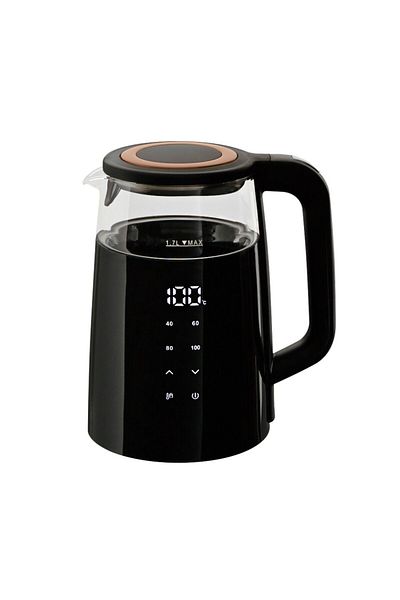 Berlinger Fierbător electric cu control digital al temperaturii 1,7 l Colecția Black Rose