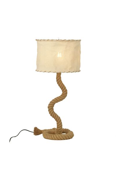 micasa 40W E27 Elegant and Sophisticated Rope Table Lamp with Shade