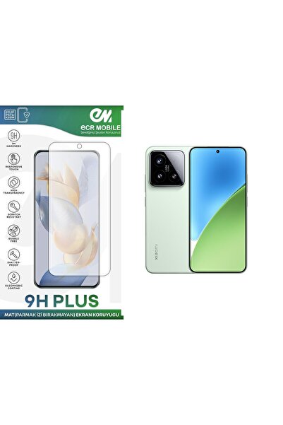 Ecr Mobile Xiaomi 15 Ekran Koruyucu MAT Parmak İzi Bırakmayan Uyumlu Esnek Na...