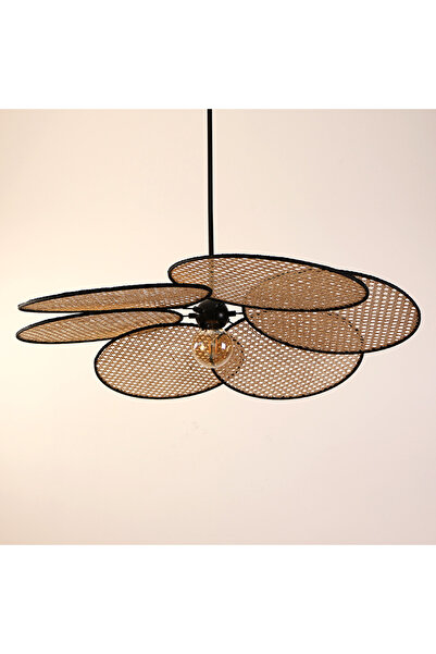 Mylamp Papatya Doğal Hazeran Avize 75 cm 30 cm