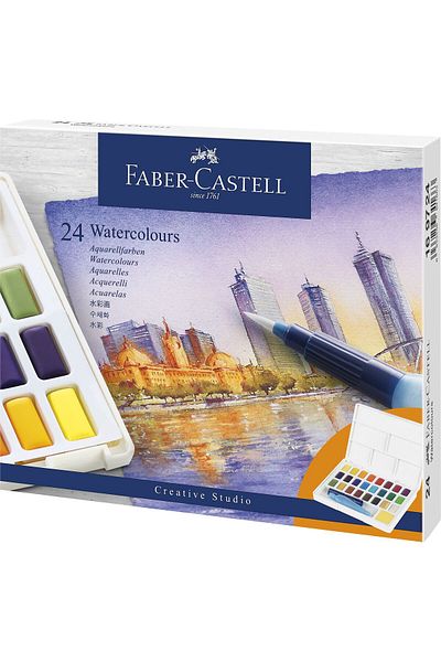 Faber Castell Watercolors 24 Colors Creative Studio Faber-Castell