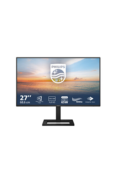 Philips Monitor LED Philips, 27 inch, Full HD, 100 Hz, IPS, W-LED, anti-orbir...