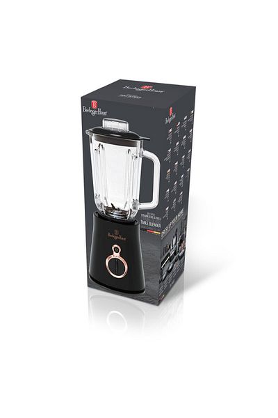 Berlinger Tabletop blender 1.5 l Black Rose Collection