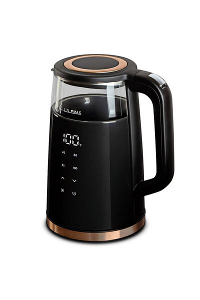 Berlinger Fierbător electric cu control digital al temperaturii 1,7 l Colecția Black Rose
