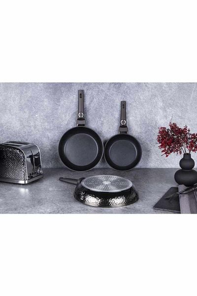 Berlinger Primal Gloss Collection 3-Piece Titanium Coated Frying Pan Set