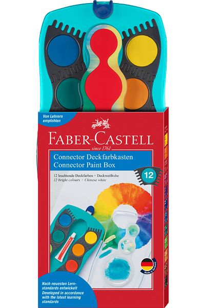 Faber Castell Watercolors 12 Colors Turquoise Connector Faber-Castell