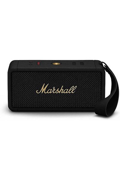 Marshall Marshall Middleton BT Speaker, 360° True Stereophonic Sound, 20+ Hours Playtime – Black/Bronze