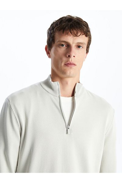LC Waikiki High Collar Long Sleeve Men's Knitwear Sweater