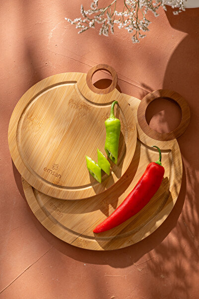 Emsan Bamboo Spruce 2-Piece Cutting Board