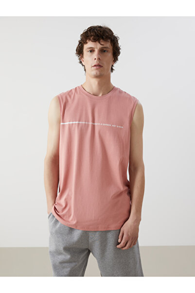 LC Waikiki Crew Neck Printed Men's Sleeveless T-Shirt