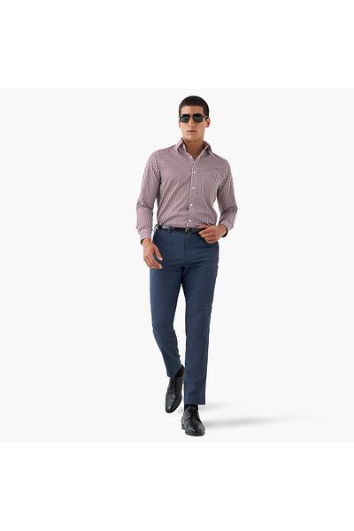 FAV Regular Fit Checked Shirt with Long Sleeves