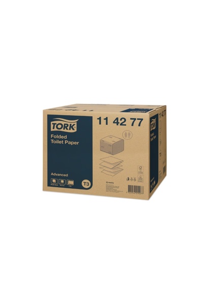 TORK Hartie Igienica Bulk 2 Straturi, Advanced (252BUC/PACHET, 36 PACHETE/BAX...