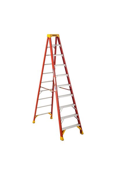 WERNER 10-Step Fiberglass Ladder