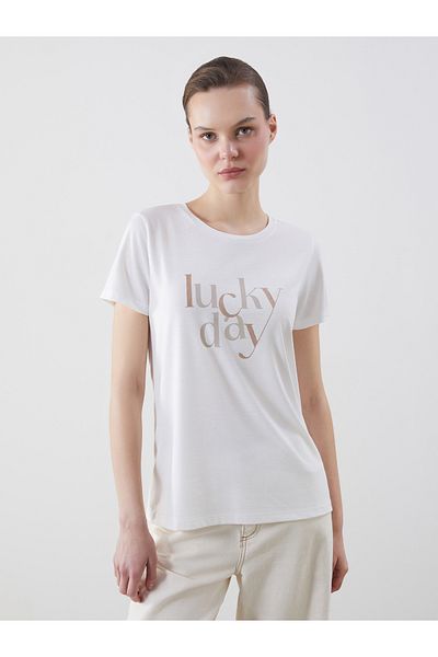 LC Waikiki Crew Neck Printed Women's T-Shirt