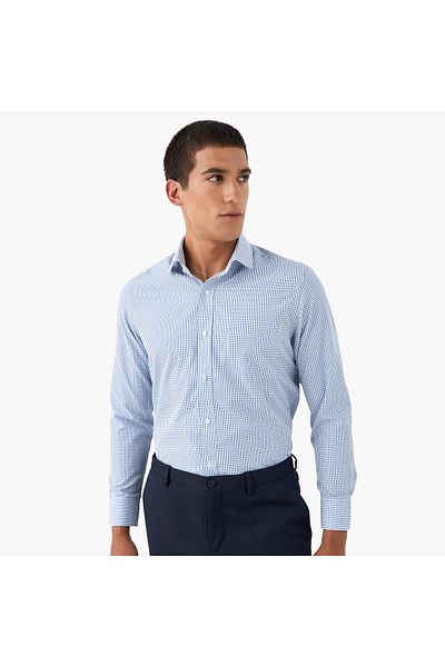 FAV Regular Fit Checked Shirt with Long Sleeves